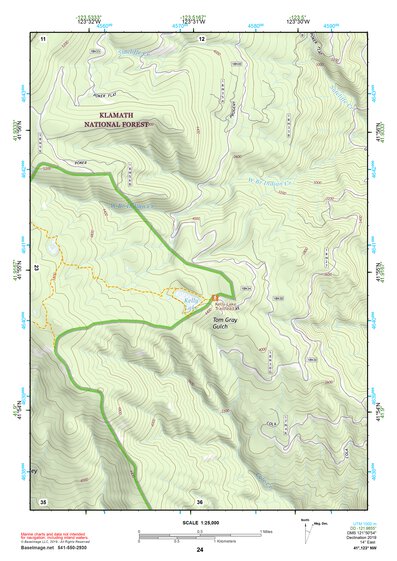 41123NW Page 24 Happy Camp Topo Preview 1
