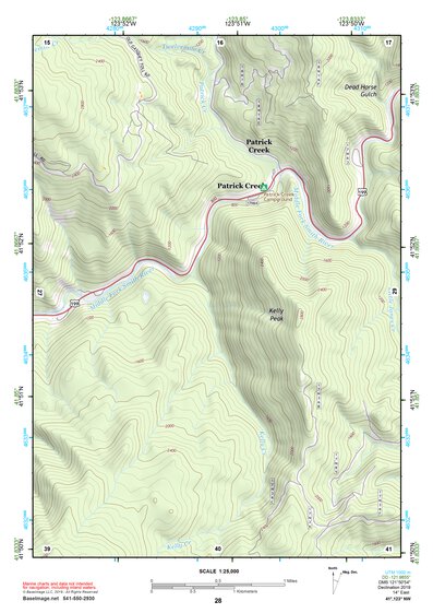 41123NW Page 28 Happy Camp Topo Preview 1