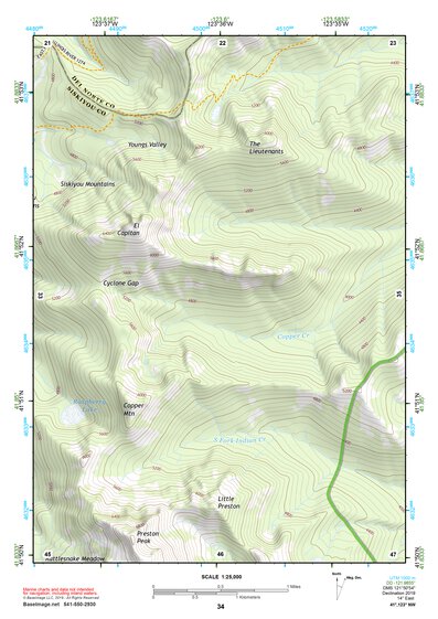 41123NW Page 34 Happy Camp Topo Preview 1