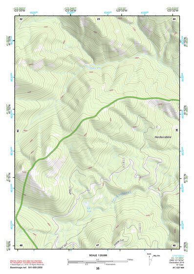 41123NW Page 35 Happy Camp Topo Preview 1