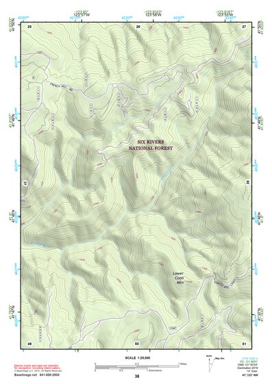 41123NW Page 38 Happy Camp Topo Preview 1