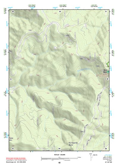 41123NW Page 42 Happy Camp Topo Preview 1