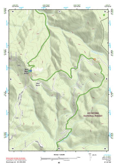 41123NW Page 43 Happy Camp Topo Preview 1