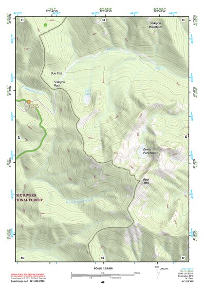 41123NW Page 44 Happy Camp Topo Preview 1