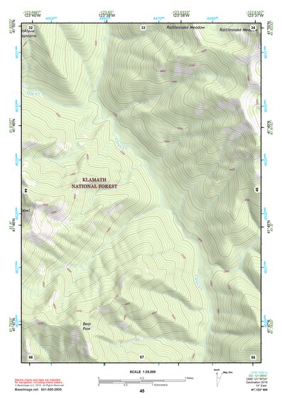 41123NW Page 45 Happy Camp Topo Preview 1