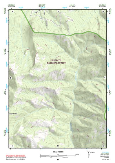 41123NW Page 47 Happy Camp Topo Preview 1