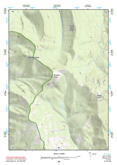 41123NW Page 48 Happy Camp Topo Preview 1