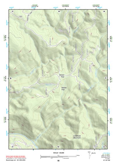41123NW Page 50 Happy Camp Topo Preview 1