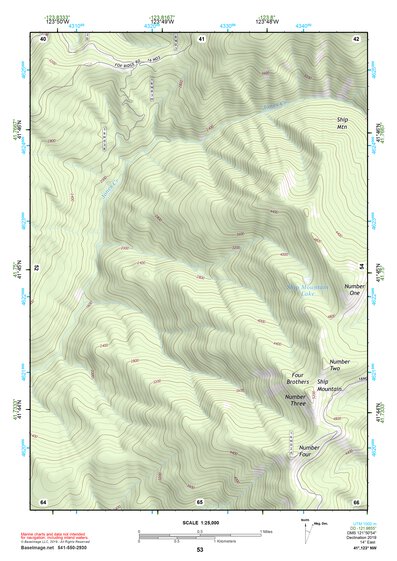 41123NW Page 53 Happy Camp Topo Preview 1
