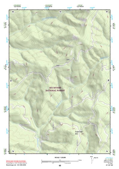 41123NW Page 65 Happy Camp Topo Preview 1