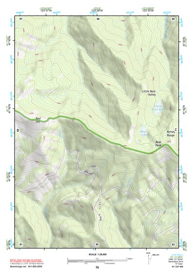 41123NW Page 70 Happy Camp Topo Preview 1