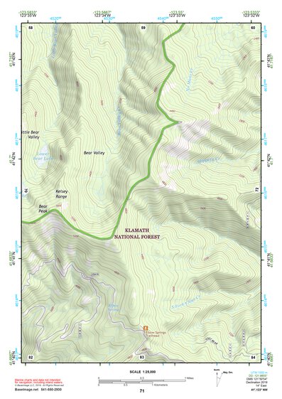 41123NW Page 71 Happy Camp Topo Preview 1