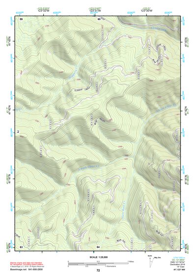 41123NW Page 72 Happy Camp Topo Preview 1