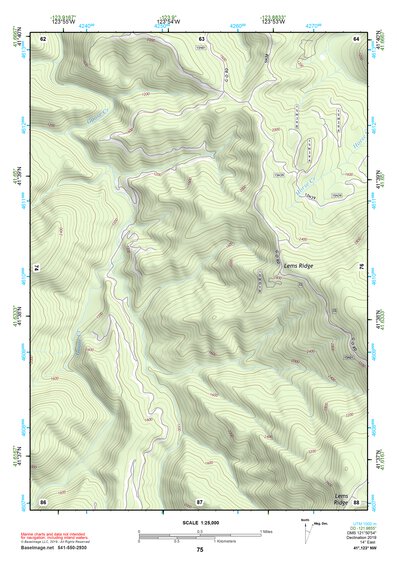 41123NW Page 75 Happy Camp Topo Preview 1