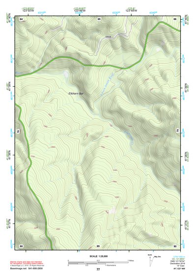 41123NW Page 77 Happy Camp Topo Preview 1