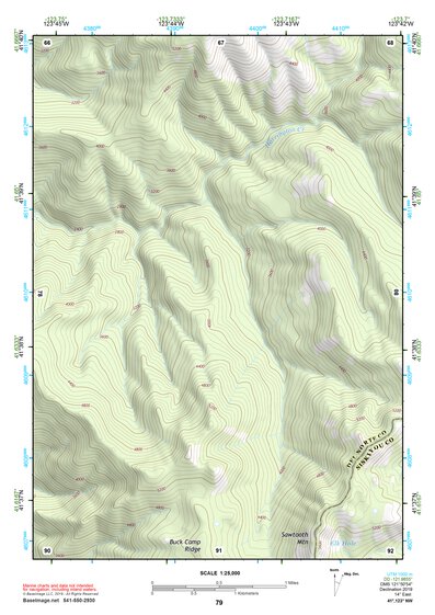 41123NW Page 79 Happy Camp Topo Preview 1