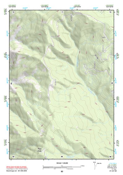 41123NW Page 83 Happy Camp Topo Preview 1