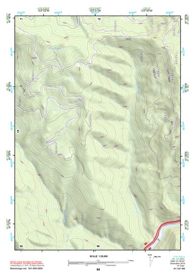 41123NW Page 84 Happy Camp Topo Preview 1