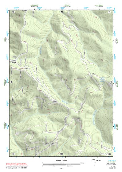 41123NW Page 88 Happy Camp Topo Preview 1