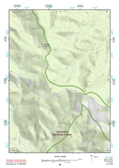 41123NW Page 89 Happy Camp Topo Preview 1
