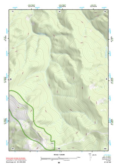 41123NW Page 90 Happy Camp Topo Preview 1