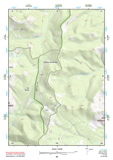41123NW Page 92 Happy Camp Topo Preview 1