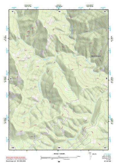 41123NW Page 94 Happy Camp Topo Preview 1
