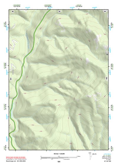 41123NW Page 101 Happy Camp Topo Preview 1