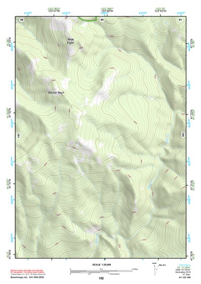 41123NW Page 102 Happy Camp Topo Preview 1