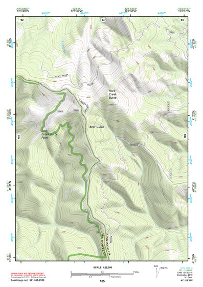 41123NW Page 105 Happy Camp Topo Preview 1