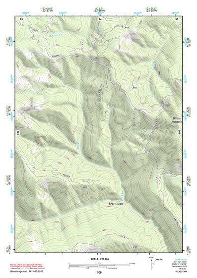 41123NW Page 106 Happy Camp Topo Preview 1