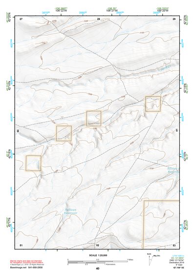 42106SE Page 40 Shirley Basin Topo Preview 1