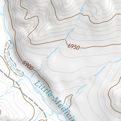 42106SE Page 57 Shirley Basin Topo Preview 3