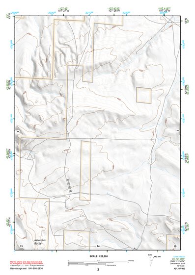 42107NE Page 2 Rattlesnake Hills Topo Preview 1