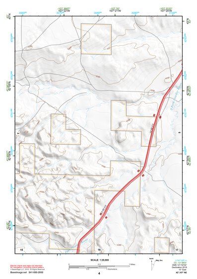 42107NE Page 4 Rattlesnake Hills Topo Preview 1