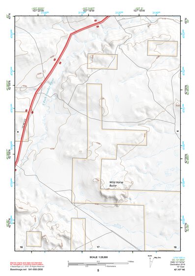 42107NE Page 5 Rattlesnake Hills Topo Preview 1