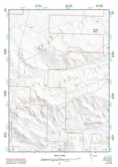 42107NE Page 8 Rattlesnake Hills Topo Preview 1