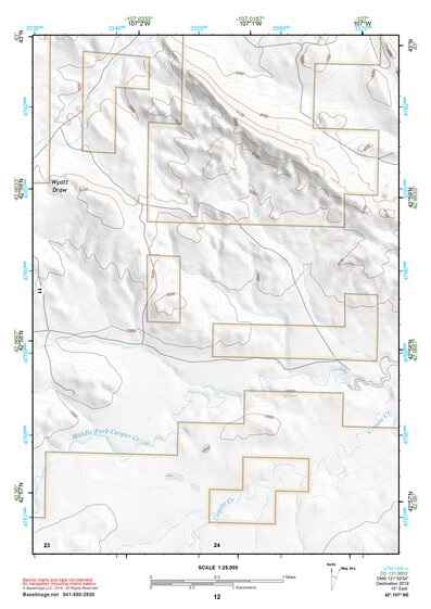 42107NE Page 12 Rattlesnake Hills Topo Preview 1