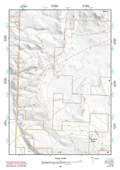 42107NE Page 13 Rattlesnake Hills Topo Preview 1