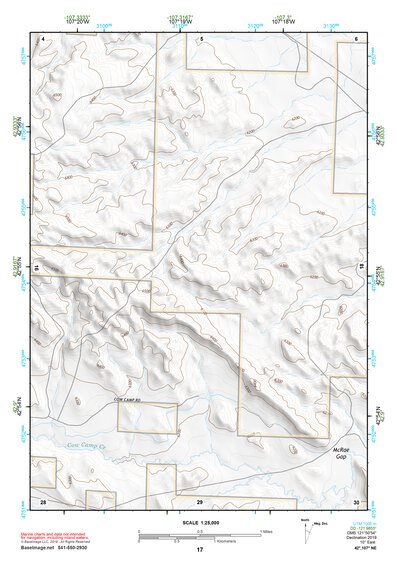42107NE Page 17 Rattlesnake Hills Topo Preview 1