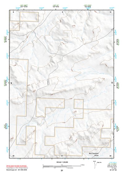 42107NE Page 21 Rattlesnake Hills Topo Preview 1