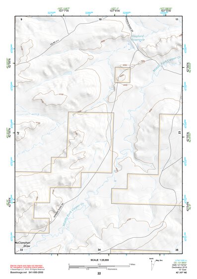 42107NE Page 22 Rattlesnake Hills Topo Preview 1