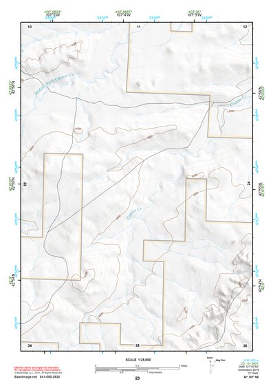 42107NE Page 23 Rattlesnake Hills Topo Preview 1