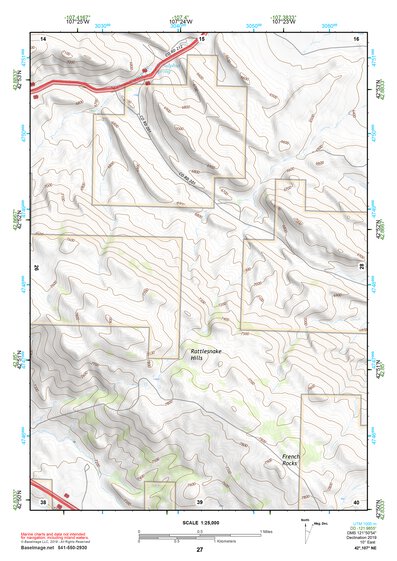42107NE Page 27 Rattlesnake Hills Topo Preview 1