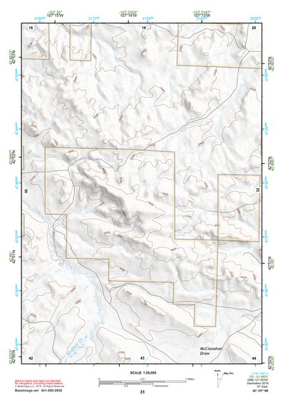 42107NE Page 31 Rattlesnake Hills Topo Preview 1