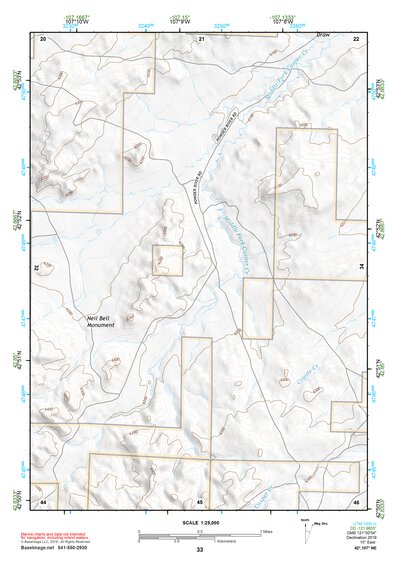 42107NE Page 33 Rattlesnake Hills Topo Preview 1