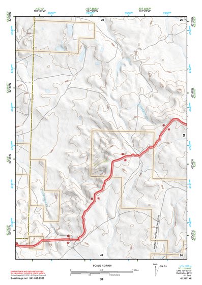 42107NE Page 37 Rattlesnake Hills Topo Preview 1