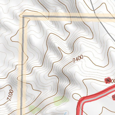 42107NE Page 37 Rattlesnake Hills Topo Preview 2