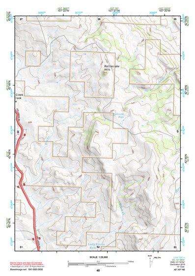 42107NE Page 40 Rattlesnake Hills Topo Preview 1