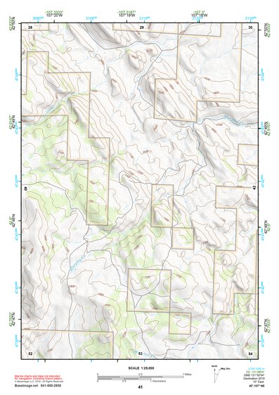 42107NE Page 41 Rattlesnake Hills Topo Preview 1